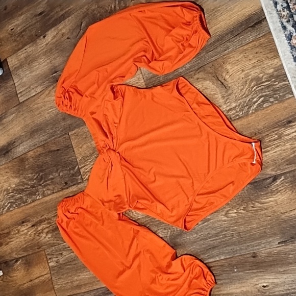 zeagoo Tops - NWT Zeagoo orange XL bodysuit.